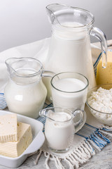 Various dairy products