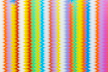 Multi Color flexible straws  vertical  pattern with effects wave