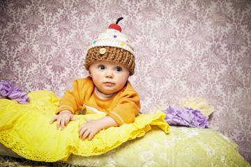 Baby feiert