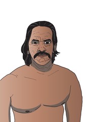 Fototapeta premium Hombre con torso desnudo