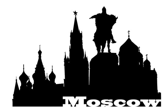 Визитная карточка москвы рисунок