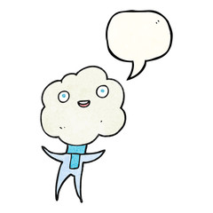 cute cloud head creature