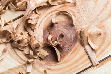 Wood shavings