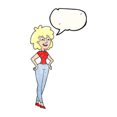 speech bubble textured cartoon surprised woman