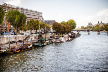 Seine River in Paris France