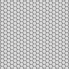 Silver hexagon honeycomb pattern wire mesh fence abstract backgr