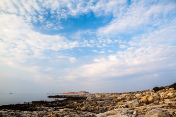 Thassos island - Psili Amos beach - beautiful greek landscape