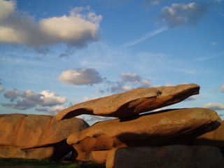 Fototapeta premium Côte de granit rose