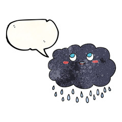 texture speech bubble cartoon raincloud