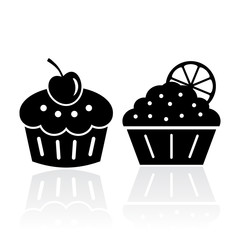 Cake sweet dessert icon