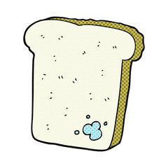 cartoon mouldy bread