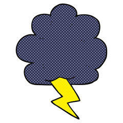 cartoon thundercloud