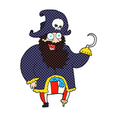 cartoon pirate captain