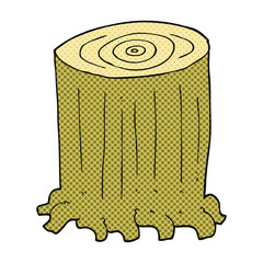 cartoon tree stump