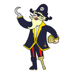 cartoon pirate captain