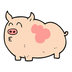 cartoon pig