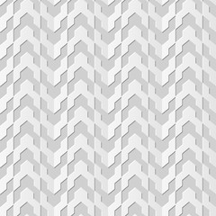 Vector damask seamless 3D paper art pattern background 122 Arrow Geometry Line
