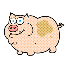 cartoon pig