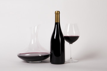 Garrafa de Vinho com Decantador