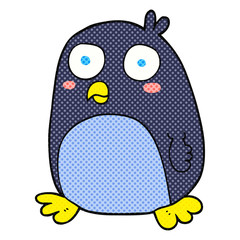 cartoon penguin
