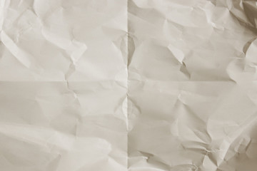 Crumpled Folded Paper Texture
