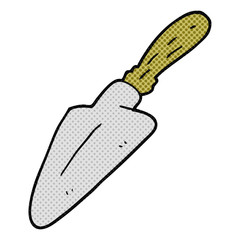 cartoon trowel