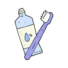 cartoon toothbrush