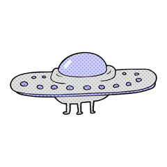 cartoon flying saucer