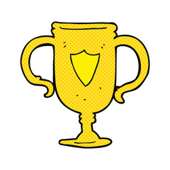 cartoon sports trophy