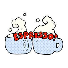 cartoon espresso
