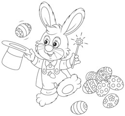 Easter Bunny illusionist