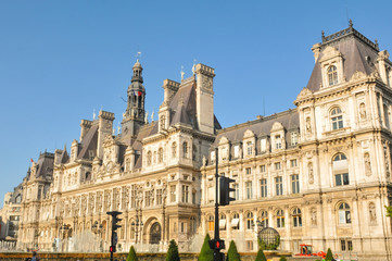 Fototapeta na wymiar Paris City Hall