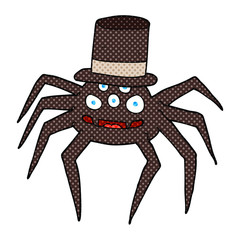 cartoon halloween spider