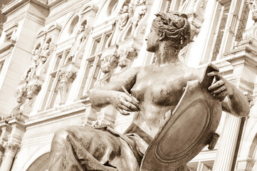 Muse statue in Paris
