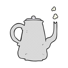 cartoon coffee pot