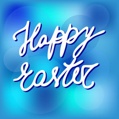 Happy easter cards illustration retro vintage with easter bunny, easter rabbit, ornaments, and fonts