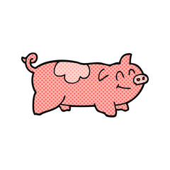 cartoon pig
