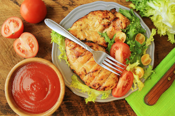 Grilled chicken breast 