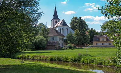 Fototapeta na wymiar Village in Czech republic.