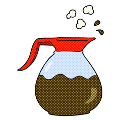 cartoon coffee jug