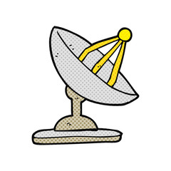 cartoon satellite dish