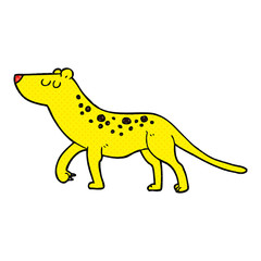cartoon leopard