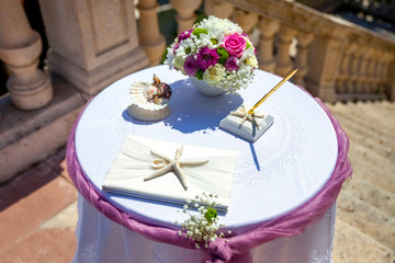 Wedding ceremony arc