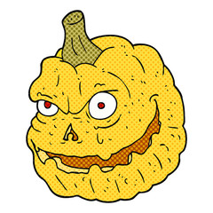 cartoon spooky pumpkin