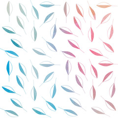 hand painted petals  - digital gift paper