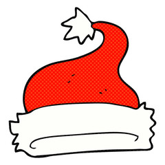 cartoon christmas hat