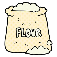 cartoon bag of flour