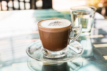 Hot coffee (mocaccino)