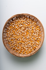Corn in a plate