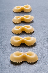 Noodles on the table